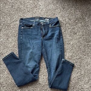 Banana Republic Blue Skinny Jeans Stretchy Tapered